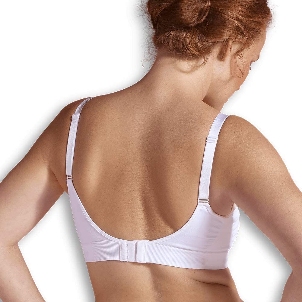 Carriwell Seamless Nursing Bra (Extra Large, White), XL - Image 4