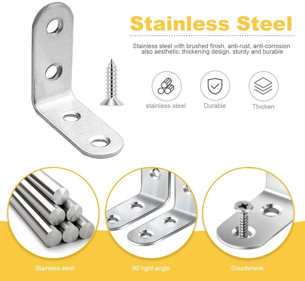 Teenitor 16 Pcs Corner Bracket - Image 3