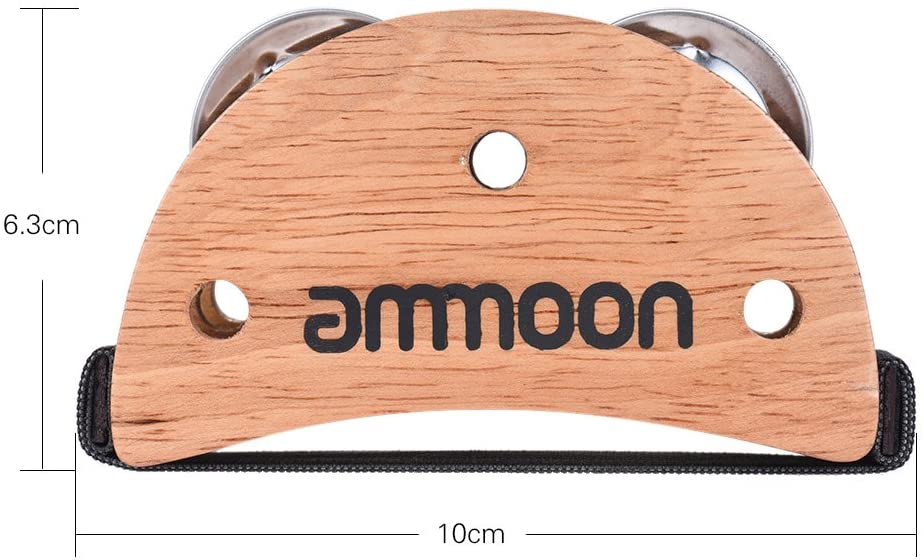 ammoon Elliptical Box Cajon Accessory Drum Companion Tamboril Jingle