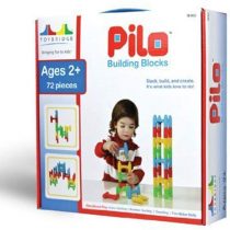 Toybridge Pilo Building Blocks Set Preschool Educational Construction Kit with Bright Colors for Kids Toddlers Children