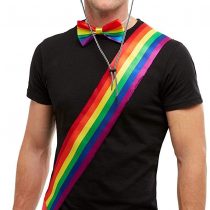Smiffys 50997 Rainbow Sash, Unisex Adult, Multi-Colour, One Size