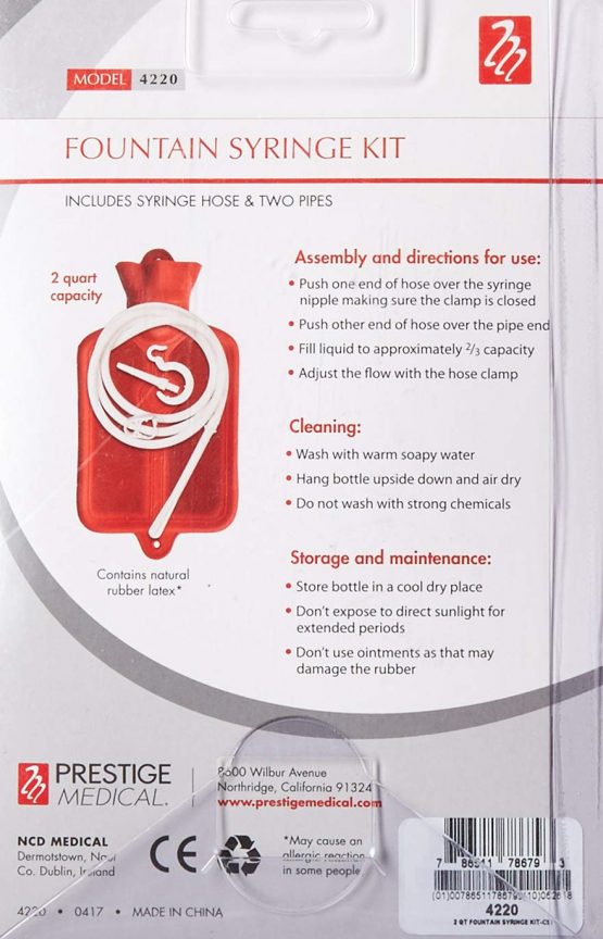 NCD Medical 2 QT Fountain Syringe Kit - Image 2