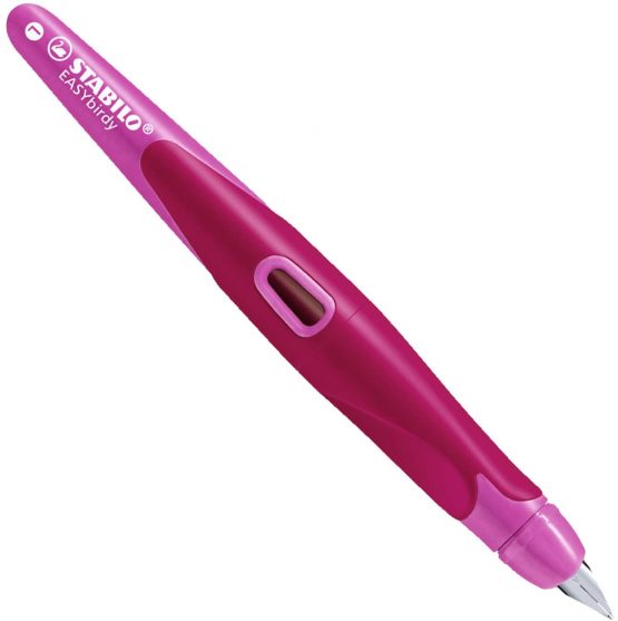 Ergonomic School Fountain Pen - STABILO EASYbirdy A Nib Left Handed Berry/Pink - Image 3
