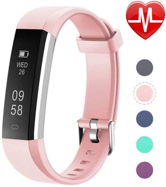 Letsfit Fitness trackers, Heart Rate Sleep Monitor and Step, Waterproof