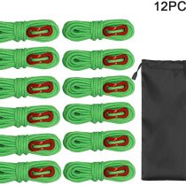 MAGARROW Guy Line Reflective Tent Rope Camping Cord 4mm with Guy Ropes Tensioners for Camping Hiking