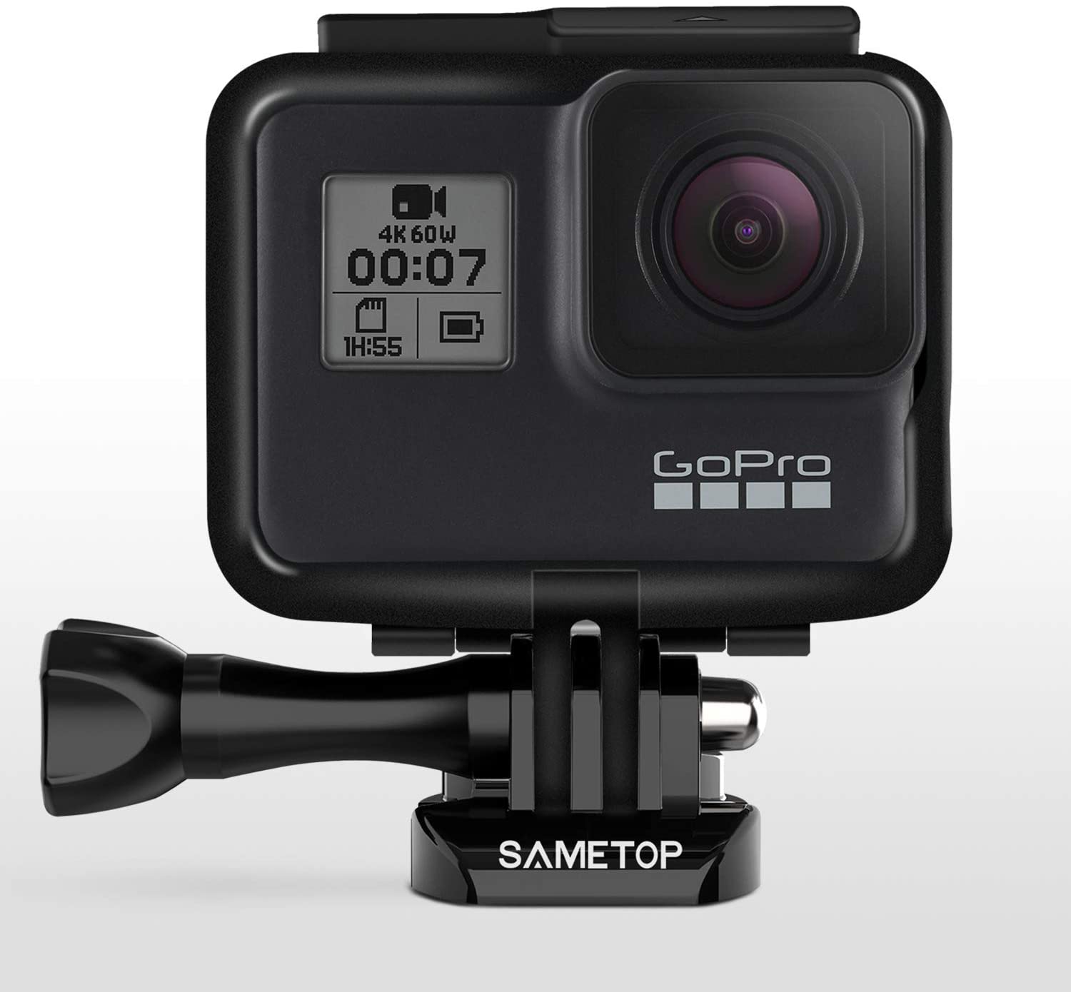 Sametop Frame Mount Case Housing Compatible with GoPro Hero 7 6 5 (2018) Cameras, Black - Image 4