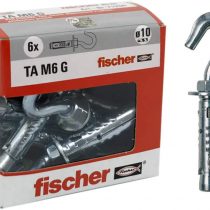 Fischer 71256 Steel Dowels Ta M 6 with Hook, Diameter 10 mm