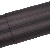 GERMANUS Cigar Case Made of Real Carbon for 2 Cigars in Black