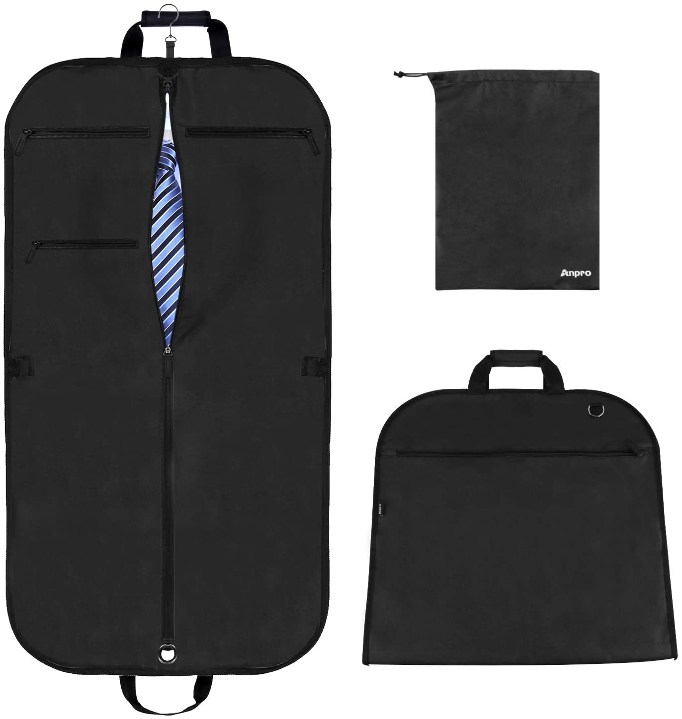 Anpro 44×22 Inch Suit Carrier Bag, Travel Suit Carrier for Mem Women on