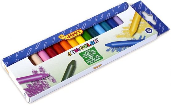 Jovi Pack of 18 Assorted Wax Crayons - 980/18