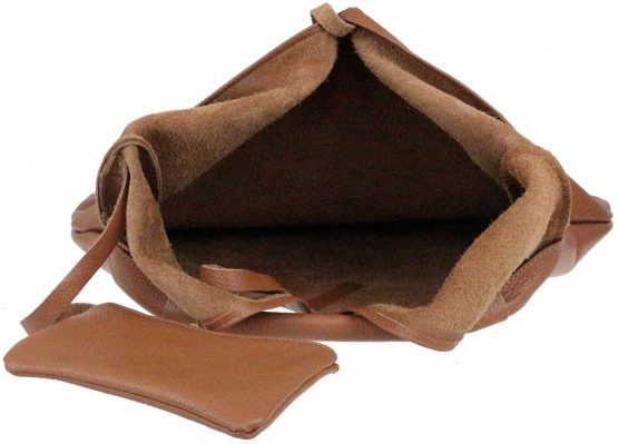 Girly HandBags V Shape Genuine Top Handle Bag - Image 4