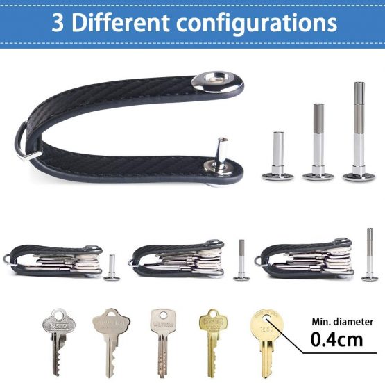 flintronic® Key Organizer | Portable Keychain | Pocket Smart Key Holder with Gift Boxed Stylish, Functional & Practical (Holds 10-12 Multiple Keys) - Image 3