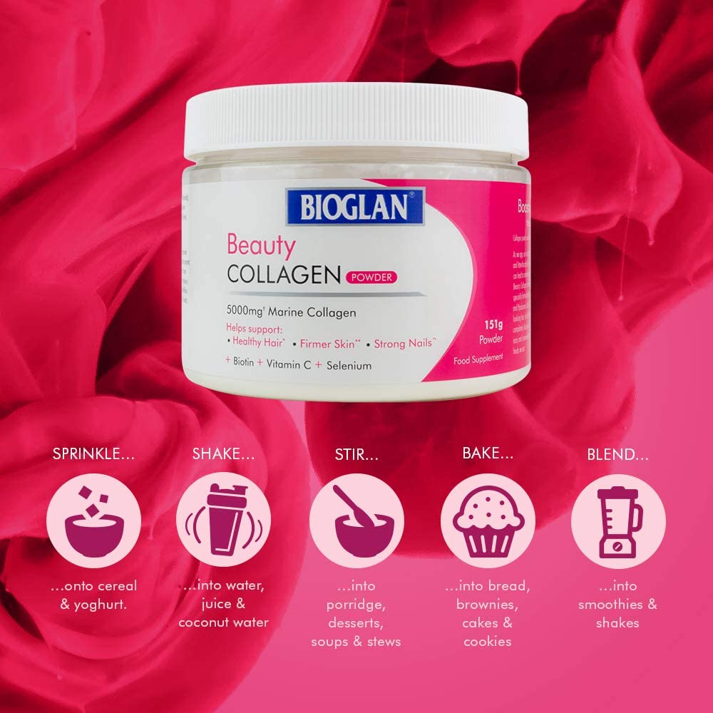 Bioglan Collagen Powder, White, 151 g (Pack of 1) - Image 3