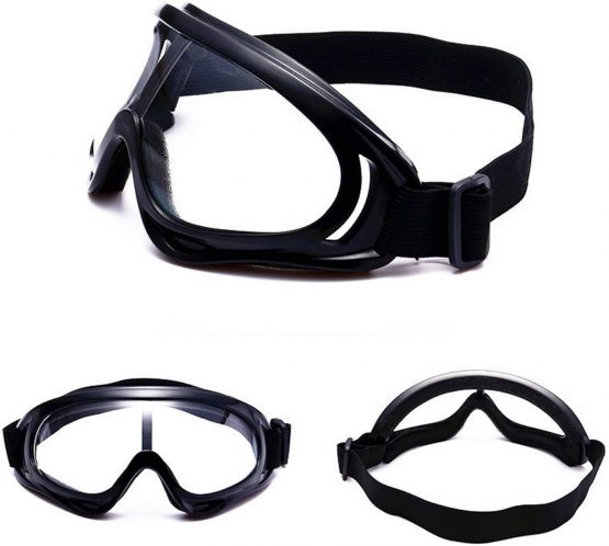 HONGCI 2 Pack Safety Glasses,Anti Fog and UV Protection Protective Clear Goggles,Safety Protection Glasses,Safety Goggles for Kids Nerf Gun Battles,Construction,DIY,Lab,Welding,Chemistry,Personal Use - Image 3