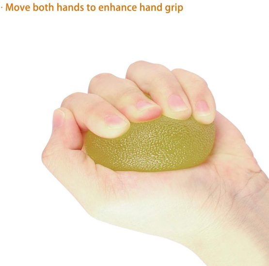 NATEE Hand Therapy Grip Balls, 3PCS Gel Hand Balls, Hand Therapy