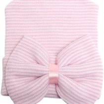 SunTrader Newborn Baby Girls Infant Toddler Hospital Beanie Bow-Knots Hat Knit Cap
