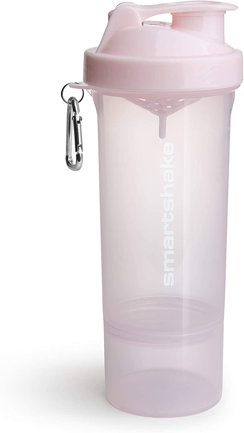 Smartshake Slim Protein Shaker Bottle 500 ml, Cotton Pink