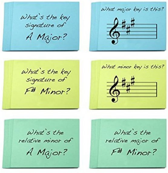 Key Signature Flashcards- Minor, Major & Relative Major-Minors - Really fun design! - Image 2