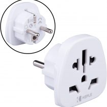 EU Europe European World Travel Adapter Type F/C Plug for Spain France Italy IT Germany Portugal Denmark Greece Poland Turkey to UK USA US AUS Adaptor Universal Worldwide Socket International 2 Pin