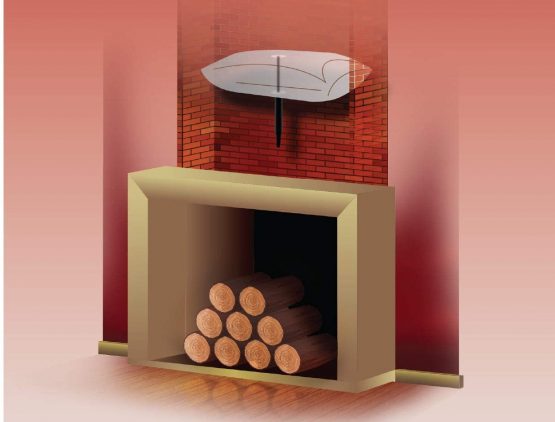 12 x 24 inch Chimney Balloon Chimney Draught Excluder + FREE mouth inflation tube - Original and Best, Made in the UK - Image 2