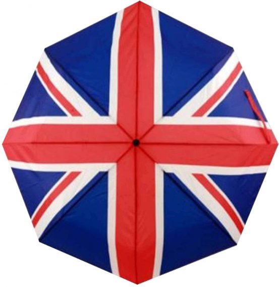 Compact Union Jack Flag Design Umbrella For Outdoor Events - Image 2