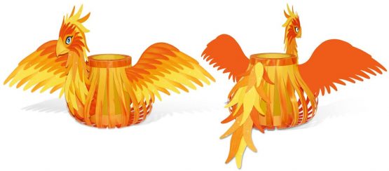 Ursus 18720010F Phoenix Lantern Craft Set for Making a Lantern, for Children, Includes Handicraft Instructions (English language not , Ideal for the Next Lantern Run - Image 3