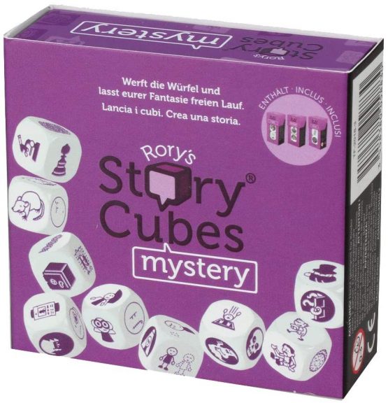 Asmodee Italia, Rory's Story Cubes Mistery (Purple), Dice Game for Creating Stories, Italian Edition, 8079 - Image 4