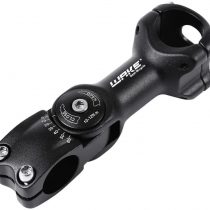 FOMTOR Bike Adjustable Stem 31.8mm 0~60 Degree WAKE Adjustable Handlebar Stem for Mountain Bike Road MTB (31.8mm x 110mm,Black)