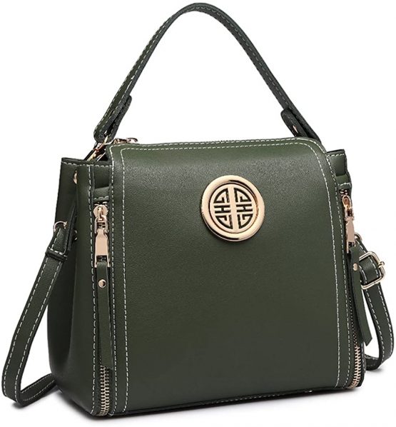 Miss Lulu Women Handbags Pu Leather Casual Travel Ladies Top Handle Crossbody Shoulder Messenger Bag Medium Tote