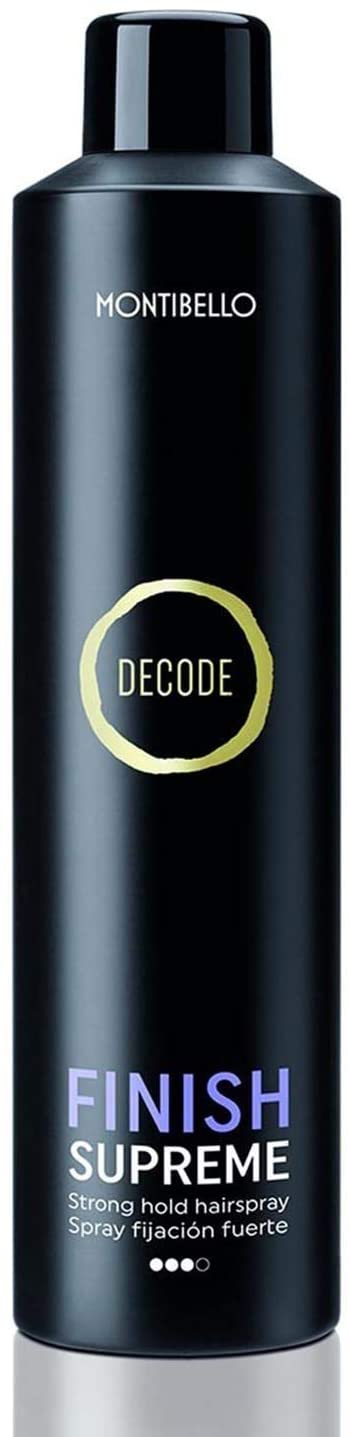 Montibello MONTIBELLO DECODE FINISH - SUPREME - SPRAY FIJACIÓN FUERTE 400 ml, Black/White