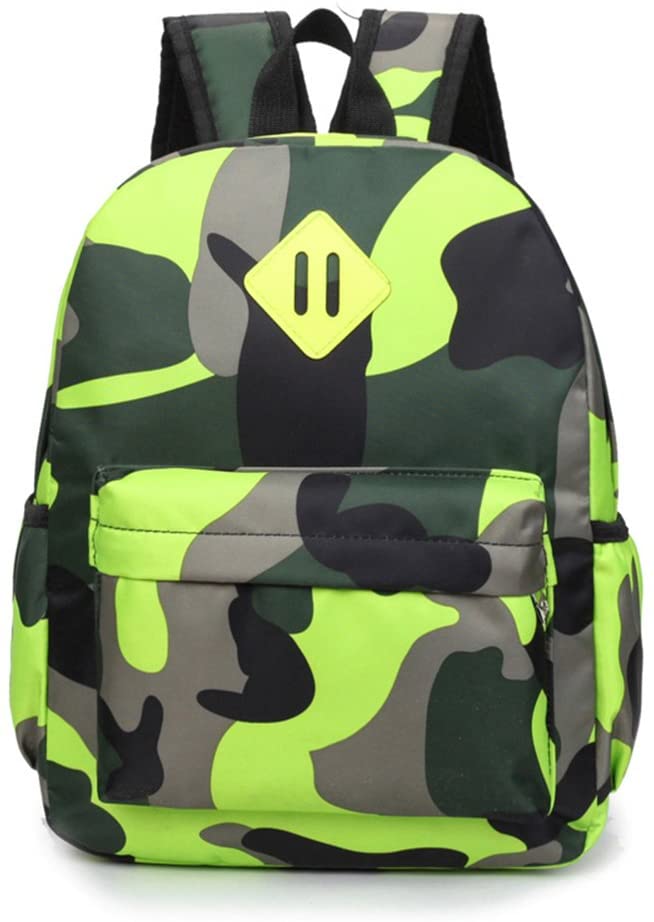 Estwell Boys Girls Backpack Primary Student School Bag Children Camouflage Shoulder Rucksack Travel Sports Daypack