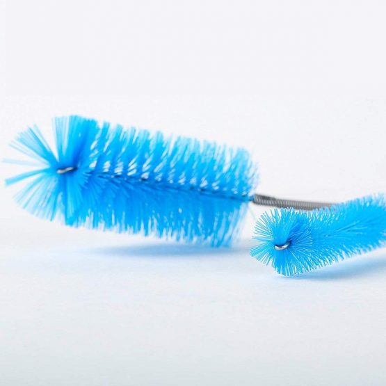 155cm Long Tube Cleaning Brush Flexible Double Ended Bristles Hose Pipe Cleaner Stainless Steel Aquarium Filter Brush for Fish Tank or Home Kitchen - Image 3