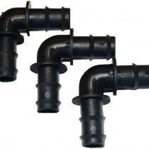 Agralan AS33 Soaker Hose Elbow Connectors (Pack of 3)