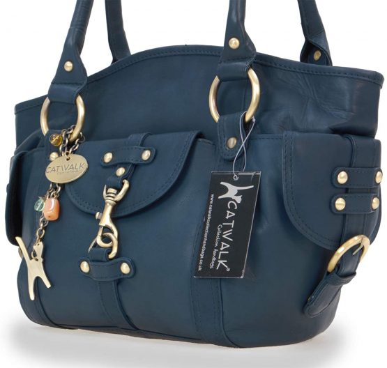 Catwalk Collection Handbags - Women's Leather Top Handle/Shoulder Bag - KARLIE - Image 3