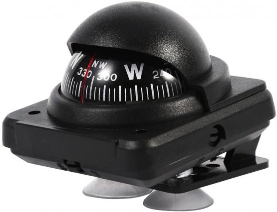 Keenso Multi-functional Marine Navigation Compass, Car Compass Car Mount Dashboard Digital Boat Voyager Compass Flush Mount For Car Vehicle Sea Marine Boat Ship Outdoor Trip - Image 2
