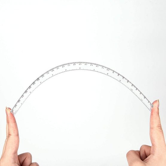 LUTER 10 Pieces Plastic Ruler with Inches and Metric Straight Ruler Transparent Ruler Measuring Tool for School, Office,Home (30 cm,12 Inches) - Image 3