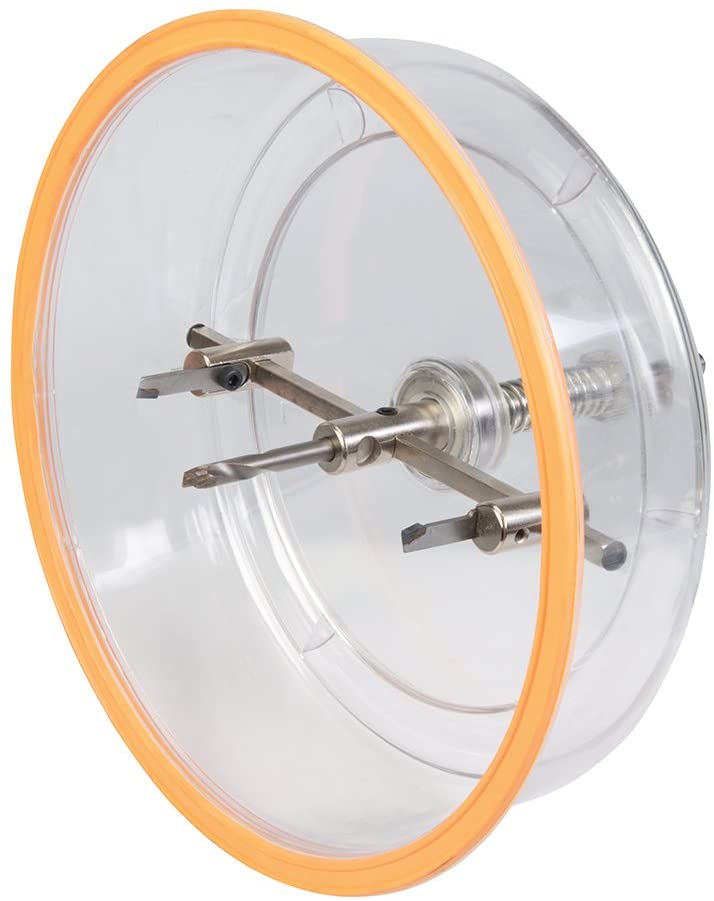 Silverline 633706 Adjustable Hole Cutter with Cowling 40 - 200 mm Dia, Multicolour