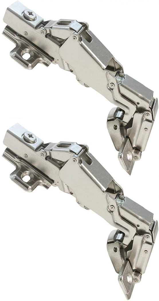 2 Pack Probrico 165 Degree Soft Close Kitchen Cabinet Hinge Furniture Concealed Combination Warerobe Door Hinge 35mm Full Overlay