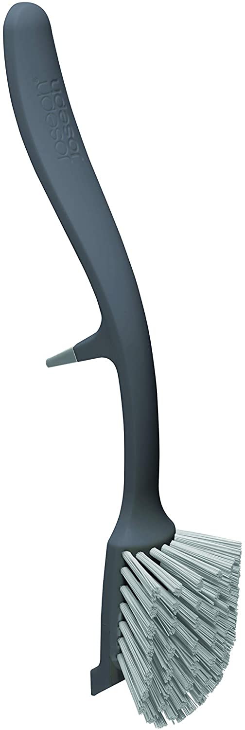 Joseph Joseph Edge Dish Washing up, Scrubbing Brush - Grey