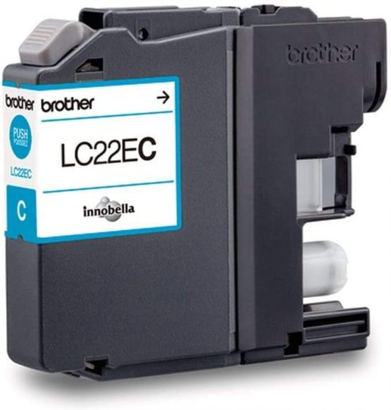 Brother LC-22EC Inkjet Cartridge, Cyan, Single Pack, Super High Yield, Includes 1 x Inkjet Cartridge, Brother Genuine Supplies - Image 3