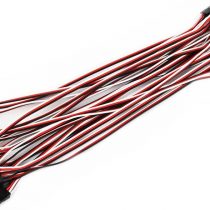 OliYin 20pcs 26awg 7.87in 20cm Male to Male Wire Cable for Quadcopter Servo Extension Lead Futaba JR