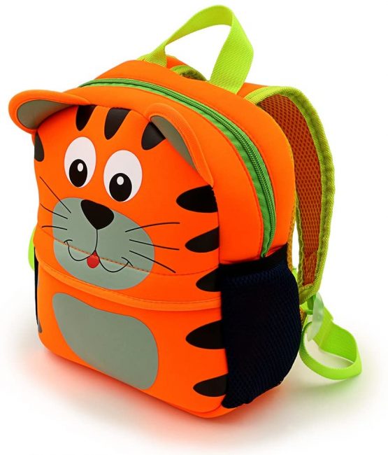 IGNPION Nursery Kids Backpacks Toddle Children School Bag Zoo Lunch Bag 3D Cute Animal Cartoon Preschool Rucksack