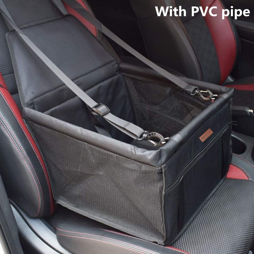 SWIHELP Pet Car Booster Seat Travel Carrier Cage, Oxford Breathable