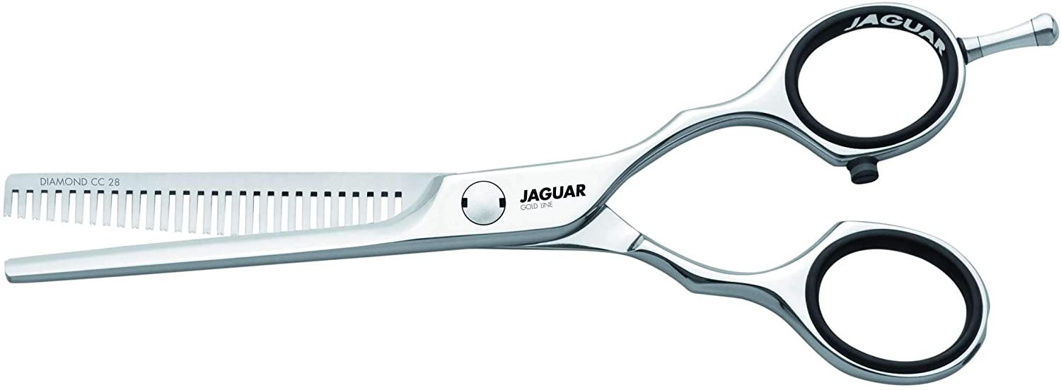 Jaguar Gold Line Diamond 28 Hair Texturing Scissors, 5.5-Inch Length, 0.09 kg, 4030363100730, 5,5"