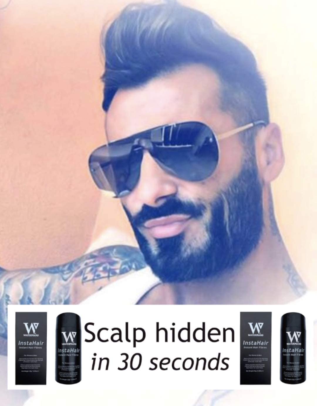 InstaHair Best Hair Building Fibres 23g - Hair Fibers for Men and Women Hair loss concealer, safe to use when using Minoxidil - Image 3