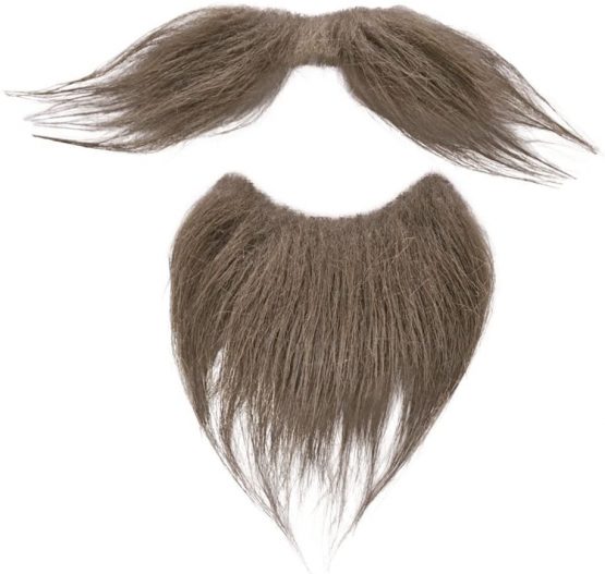 Bristol Novelty MB096 Beard and Moustache Set Brown, Mens, One Size