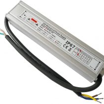 YAYZA! 1-Pack Compact Ultra-Slim Waterproof IP67 24V 2.5A 60W Low Voltage LED Driver Transformer Module Universal AC DC Switching Power Supply Indoor Outdoor Adapter