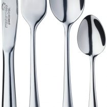 KitchenCraft MasterClass Children's Cutlery Set, Silver, 4-Piece