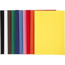 Creativ 100263 Velour Paper, A4 21x30 cm, 140 g, asstd. Colours, 10sheets, Blue