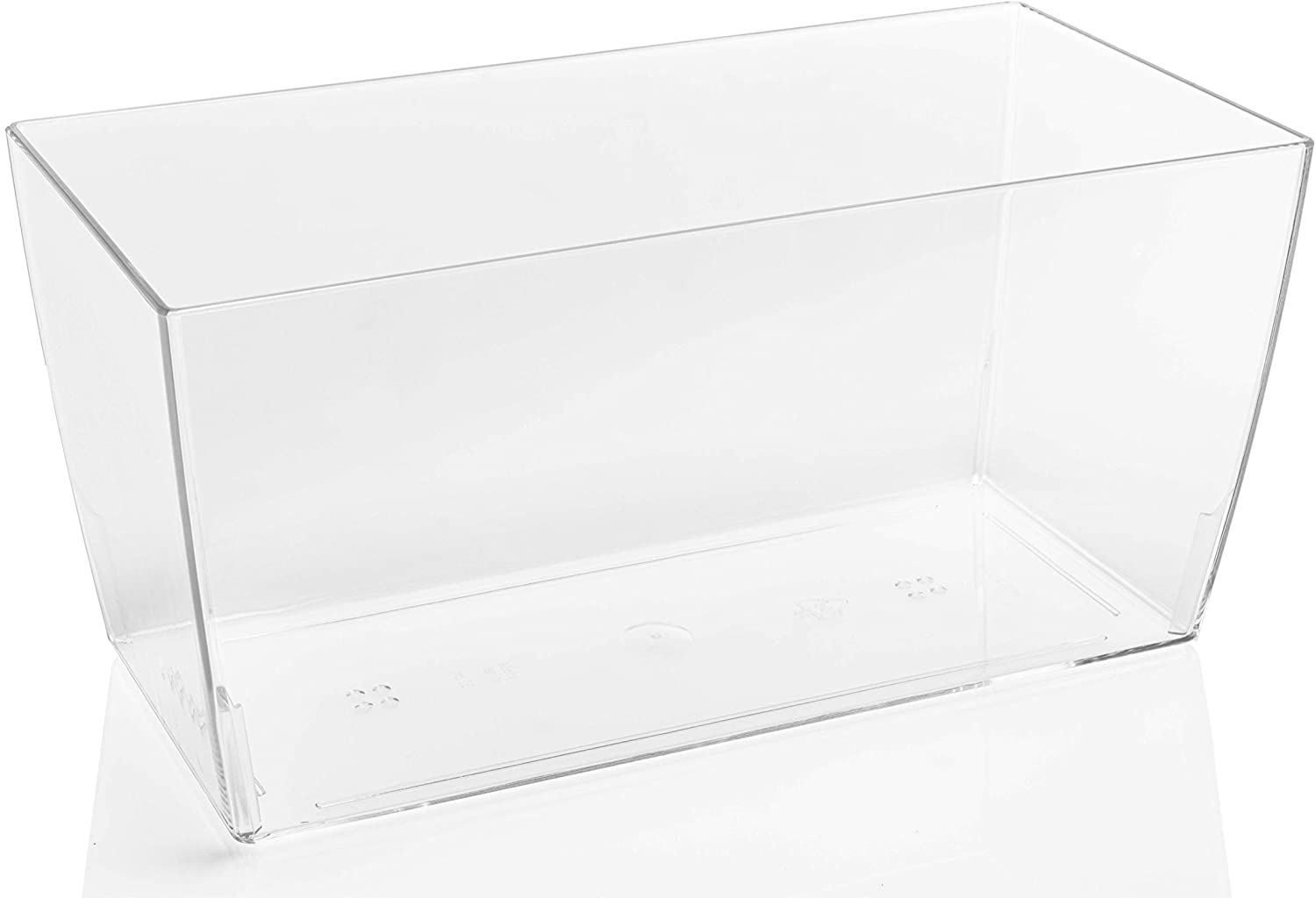 Teraplast 10447030 - Plant pot, 30 x 15 x 14 cm, transparent, 30x15x14 cm
